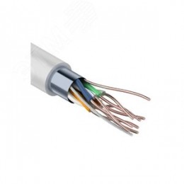 Витая пара F/UTP 4PR 24AWG CAT5e PVC INDOOR SOLID серый