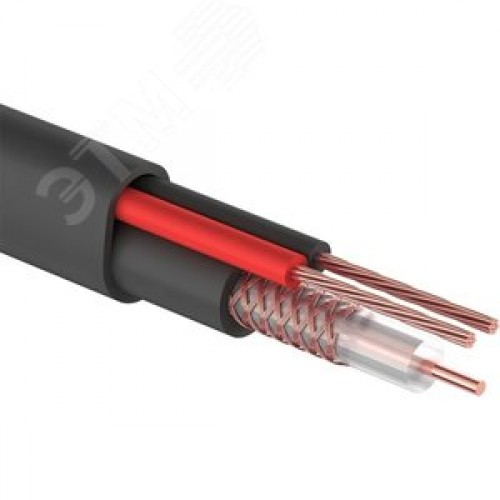 Кабель КВК-П-2 +2x0,75 кв.мм (Cu/Cu) черный (200 м),