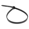 Хомут-стяжка кабельная нейлоновая 200x2,5 мм, черная, 100 шт