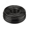 Кабель коаксиальный RG-6U, 75 Ом, CCS/Al/Al, 64%, OUT черный 100 м