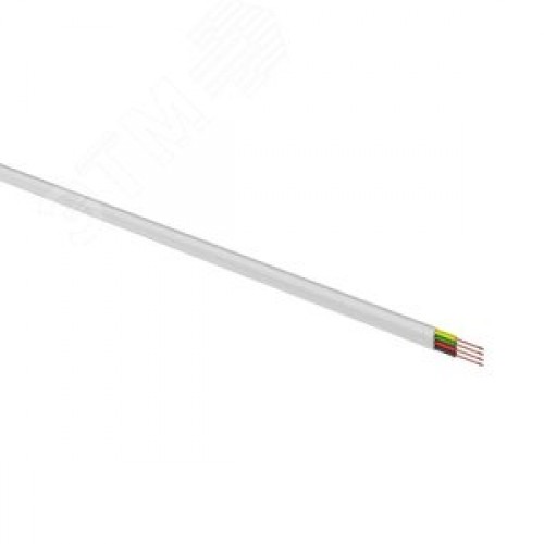 Телефонный кабель ШТЛП 4 жилы Cu, белый, 100 м