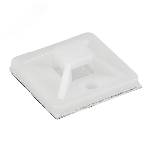 Площадка самоклеящаяся 25х25 мм, белая, 100 шт,