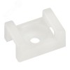 Площадка для крепления стяжки (ПС-2) 22x16 мм, белая, 10 шт,
