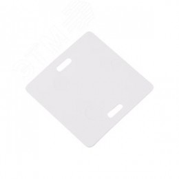 Бирка кабельная У-134 (Большой квадрат) белая 100 шт