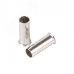 Наконечник штыревой втулочный L-7 мм 2.5 кв мм (НШВ 2.5-8 НГ 2.5-7), REXANT