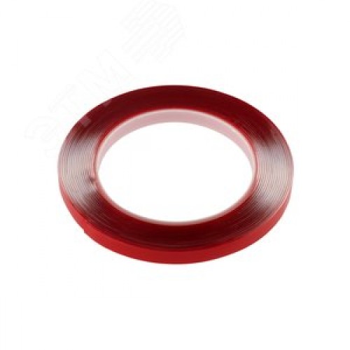 Двухсторонний скотч, прозрачный, на акриловой основе, 9 мм, ролик 5 м