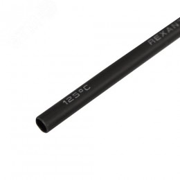 Трубка термоусадочная клеевая СТТК (3:1) 3/1 мм, двустенная черная, 10 шт. по 1 м