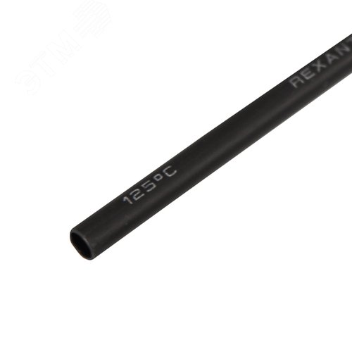 Трубка термоусадочная клеевая СТТК (3:1) 3/1 мм, двустенная черная, 10 шт. по 1 м