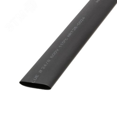 Трубка термоусаживаемая СТТК (3:1) двустенная     клеевая 24,0/8,0мм, черная, упаковка 5 шт. по 1м