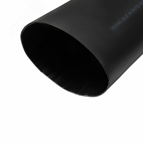 Трубка термоусадочная клеевая СТТК (3-4:1) 160/50 мм, среднестенная черная, 1 шт. по 1 м