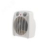 Тепловентилятор электрический настольный 2кВт со спиральным нагревательным элементом, белый