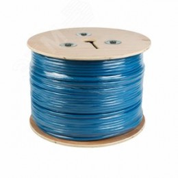 Витая пара F/UTP 4PR 23AWG CAT6 PVC INDOOR SOLID  синий 305м