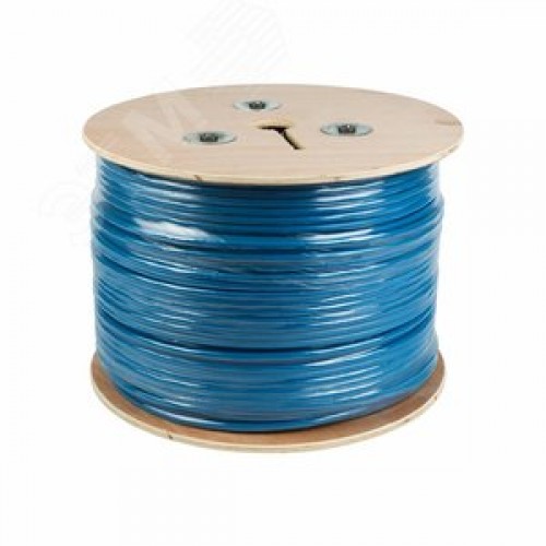Витая пара F/UTP 4PR 23AWG CAT6 PVC INDOOR SOLID  синий 305м