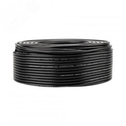 Кабель коаксиальный RG-58 A/U 50 Ом Cu/Al/Cu 64%  бухта 100м черный, REXANT