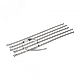 Хомут-стяжка стальная 152x4,6 мм, 10 шт