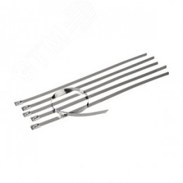 Хомут-стяжка стальная 300x4,6 мм, 50 шт