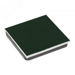 Площадка самоклеящаяся 20х20 мм, черная, 10 шт,