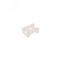 Площадка для крепления стяжки (ПС-2) 22x16 мм, белая, 100 шт,