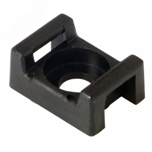 Площадка для крепления стяжки ПС-2 22x16 мм черная 100 шт,