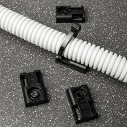 Площадка под стяжку для прямого монтажа, черная (100 шт/уп) ,