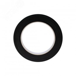 Двухсторонний скотч, черная, вспененная ЭВА основа, 25 мм, ролик 5 м