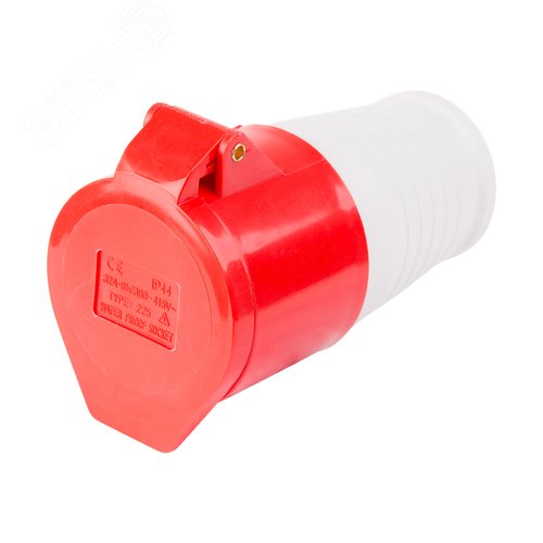 Розетка 225 переносная 3Р+РЕ+N 32А 380В IP44