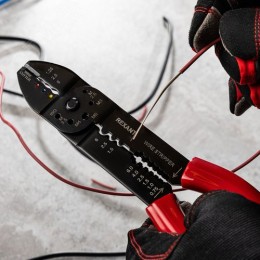 Кримпер HT-204 для обжима наконечников и зачистки проводов