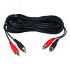 Шнур 2 RCA - 2 RCA, 1.5 м., черный