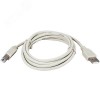 Кабель USB B - USB A, 1.8м., серый