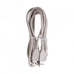 Кабель USB (шт. USB A - шт. USB A), 1.8м., серый