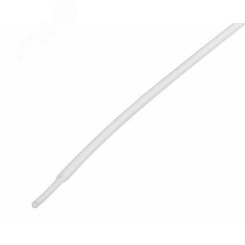 Термоусаживаемая трубка 1,0 0,5 мм, белая, упаковка 50 шт. по 1 м, REXANT