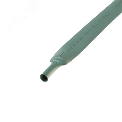 Термоусаживаемая трубка 10,0 5,0 мм, зеленая, упаковка 50 шт. по 1 м, REXANT