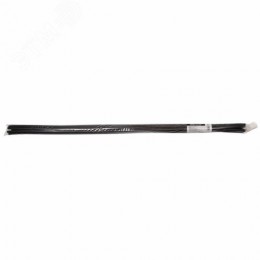 Трубка термоусадочная клеевая СТТК (4:1) 8/2 мм, двустенная черная, 10 шт. по 1 м