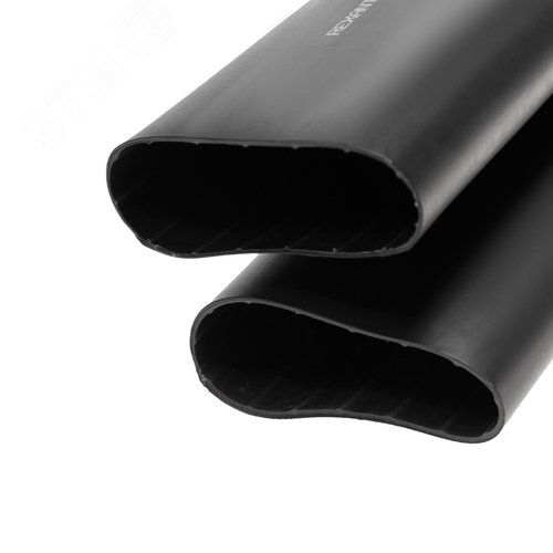 Трубка термоусадочная клеевая СТТК (3-4:1) 75/22 мм, среднестенная черная, 2 шт. по 1 м