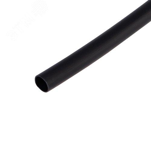 Набор термоусадочных трубок ТУТнг (2:1), черные, 18 шт. по 10 см
