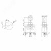 Тумблер 250В 15А (3c) (вкл)-выкл-(вкл) однополюсной (KN-123)