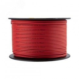 Провод ПГВА 1х0.75 мм2, красный, бухта 100 м,