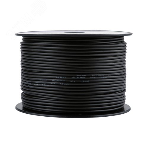 Провод ПГВА 1х1.00 мм2, черный, бухта 100 м,