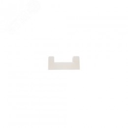 Площадка для крепления стяжки (ПС-2) 22x16 мм, белая, 100 шт,