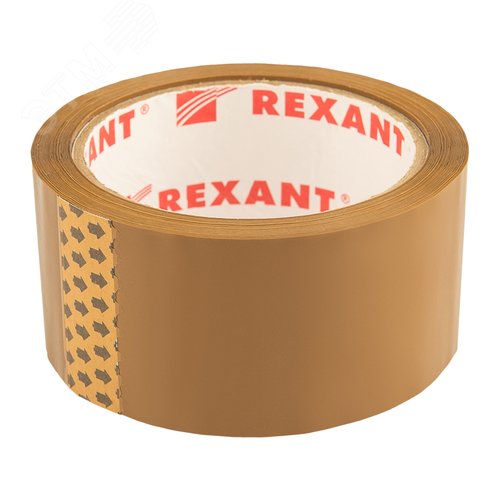 Скотч упаковочный 48мм х 50мкм, коричневый, рулон 66м