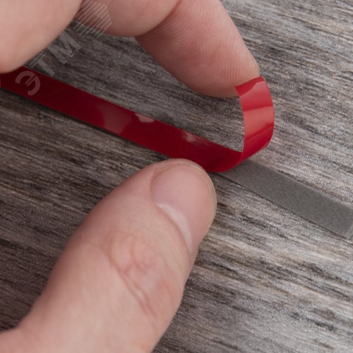 Двухсторонний скотч, серый, на HBA акриловой основе, 6 мм, ролик 5 м