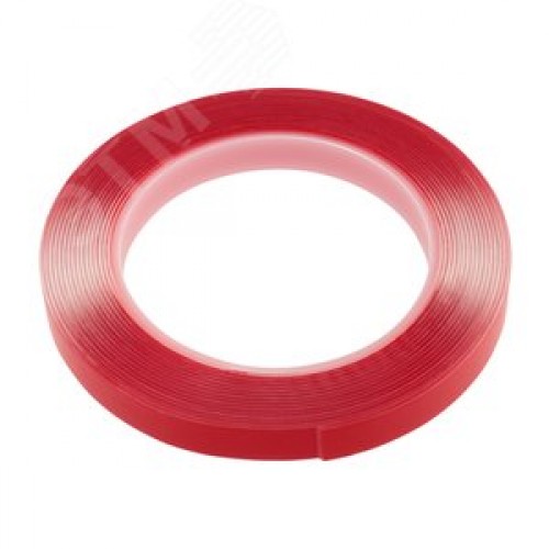 Двухсторонний скотч, прозрачный, на акриловой основе, 12 мм, ролик 5 м