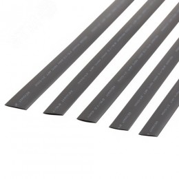 Трубка термоусадочная ТУТнг (2:1) 15/7,5мм, черная, 50 шт. по 1 м