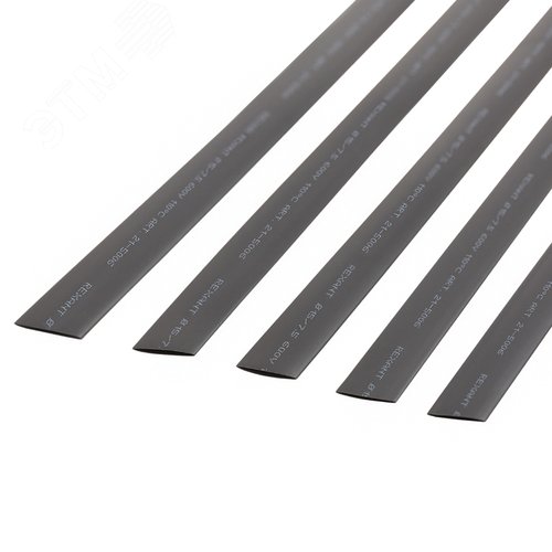 Трубка термоусадочная ТУТнг (2:1) 15/7,5мм, черная, 50 шт. по 1 м