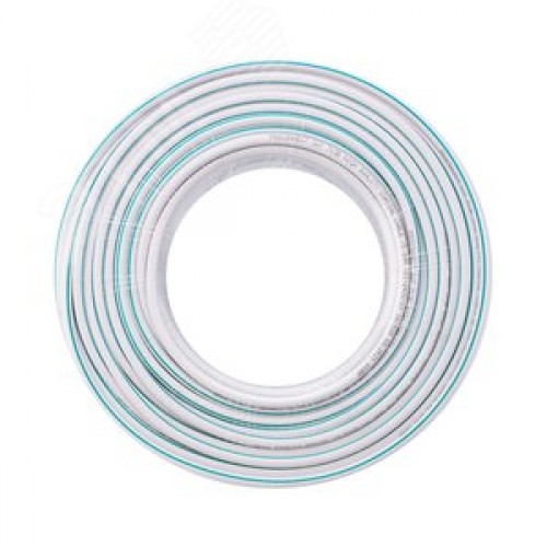 Кабель коаксиальный SAT 703 B, Cu/Al/Cu, 75%, 75 Ом, бухта 100 м, белый, REXANT