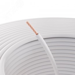 Провод ПГВА 1х0,75мм2, белый, 100 м