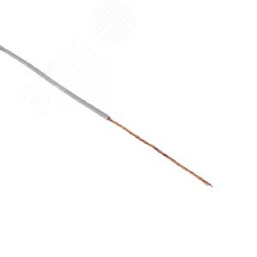 Провод ПГВА 1х0.50 мм2, белый, бухта 100 м,