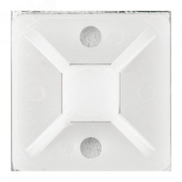 Площадка самоклеящаяся 20х20 мм, белая, 100 шт,