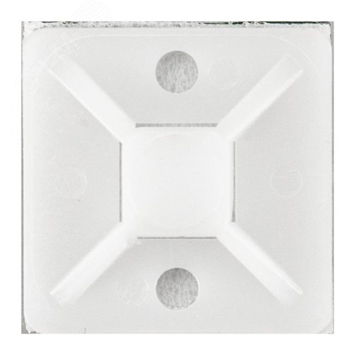 Площадка самоклеящаяся 25х25 мм, белая, 100 шт,