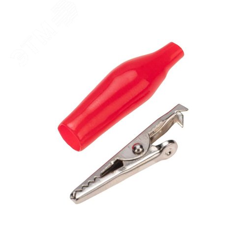 Зажим ''Крокодил'' 5А, 46мм, в изоляторе, 200шт/упак